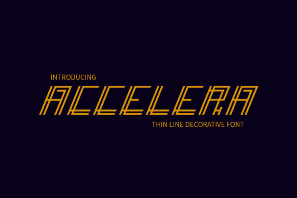 Accelera Font: A Bold Choice for Creative Expression