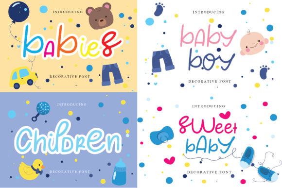 Babies Font: A Playful Addition to Your Design Projects