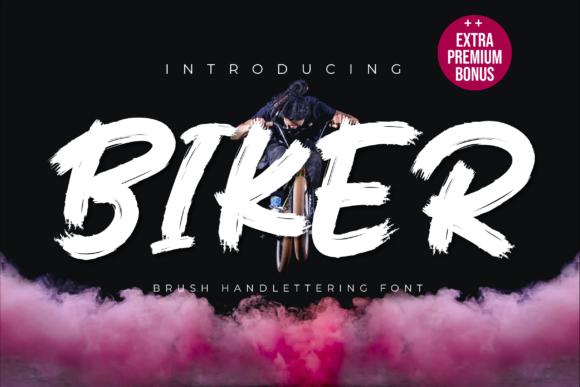 Biker: A Hand-Drawn Display Font That Elevates Creative Design