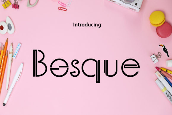 Bosque: A Minimalist and Futuristic Display Font That Transforms Your Design