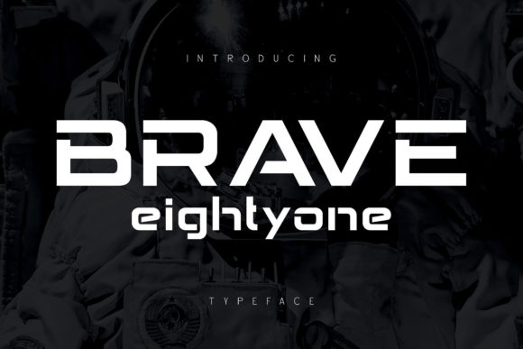 Brave Eighty One: A Futuristic Font for Modern Creativity