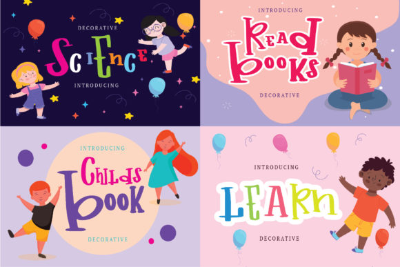 Childs Book: A Playful Font for Creative and Educational Projects