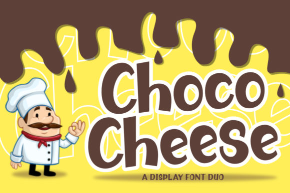 Choco Cheese: A Playful Display Font for Modern Design