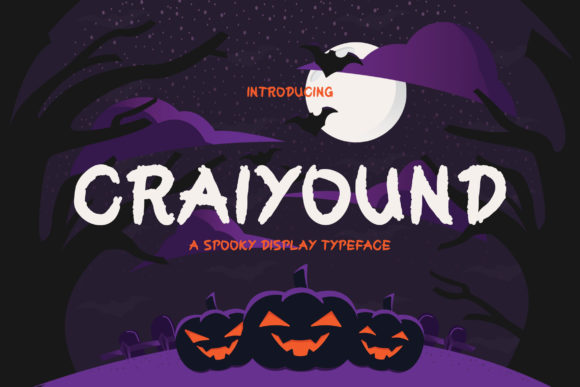 Craiyound Font: A Spooky and Funky Addition to Halloween Designs