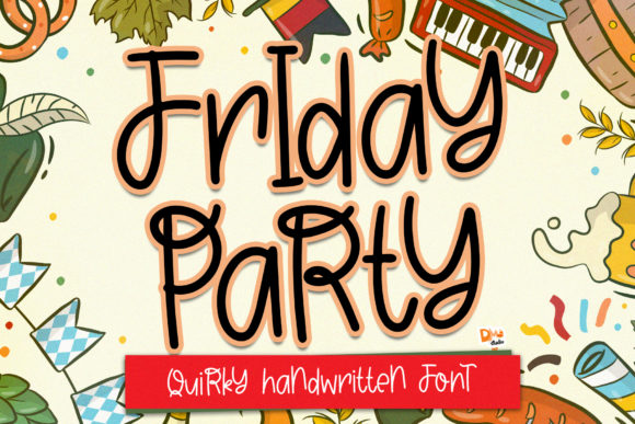 Friday Party: A Playful Font for Creative Expression