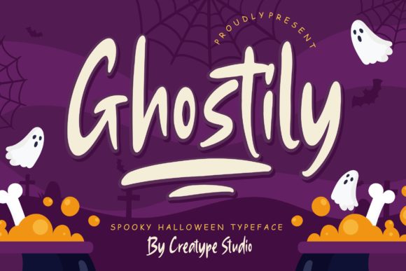 Ghostily: The Spooky and Fun Display Font for Halloween Themed Designs