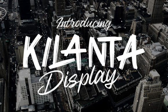 Kilanta: A Bold and Chunky Display Font for Everyday Creativity