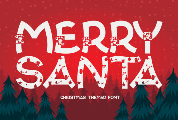 Merry Santa Font for Festive Designs