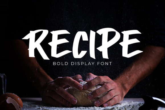 Recipe: A Bold and Thick Lettered Display Font for Strategic Design