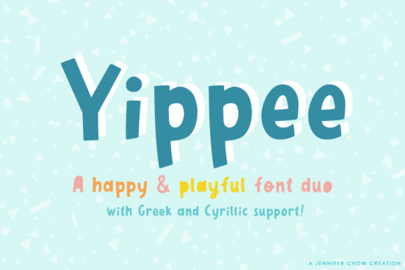 Yippee: A Playful Font for Creative Expression