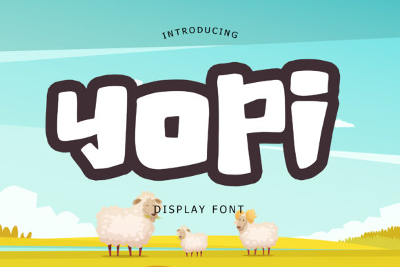 Yopi: A Vibrant Display Font for Kid-Themed and School Designs
